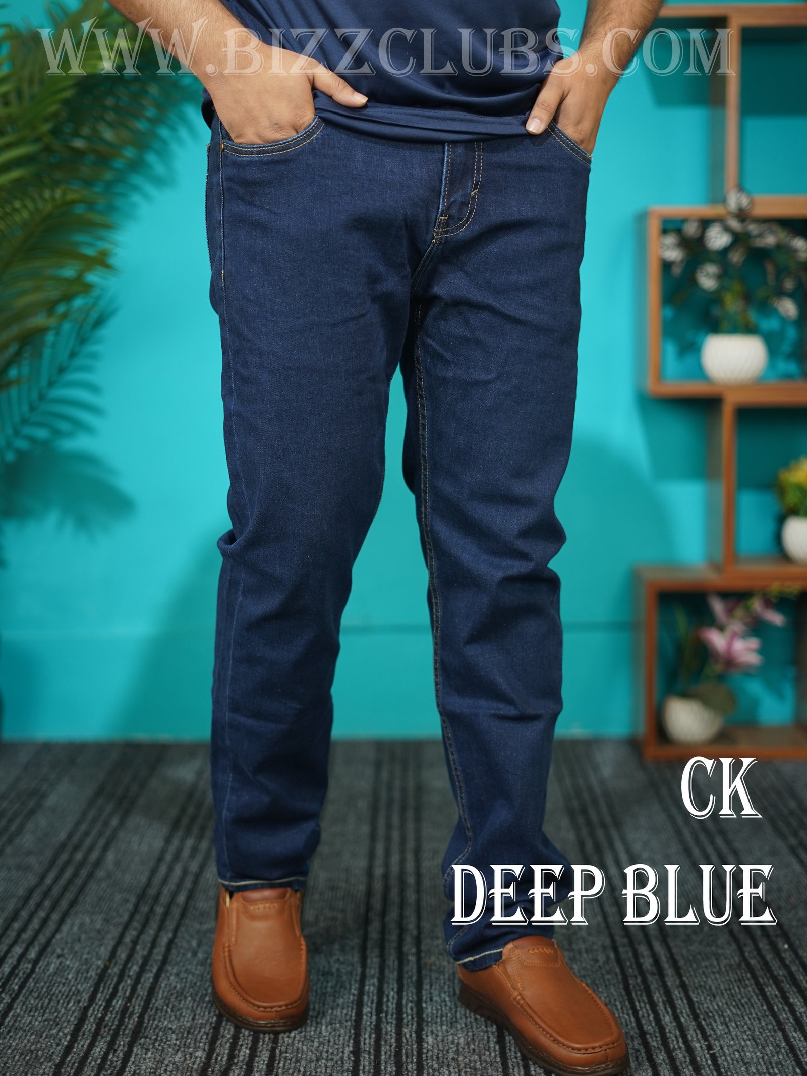 Calvin Klein (CK) Semi Bootcut Deep Blue